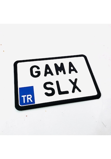 Dekor Plaka.Bisiklet Plakası.Kare Plaka.Motor Plakası 552558335