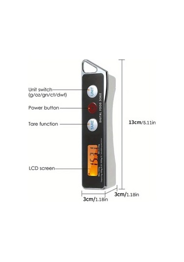 Besthome1 Kırmızı Taşınabilir Pratik Paslanmaz Çelik Dijital Hassas Tartı 100g Mutfak Kırmızı
