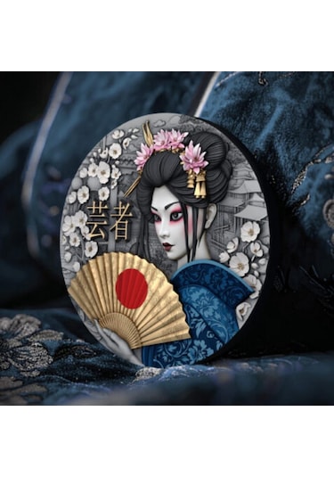 Agakulche Japon Geyşa Gümüş Sikke Coin