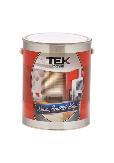 Tek Boya Süper Lüks Sentetik Yağlı Boya Beyaz 0,75Lt