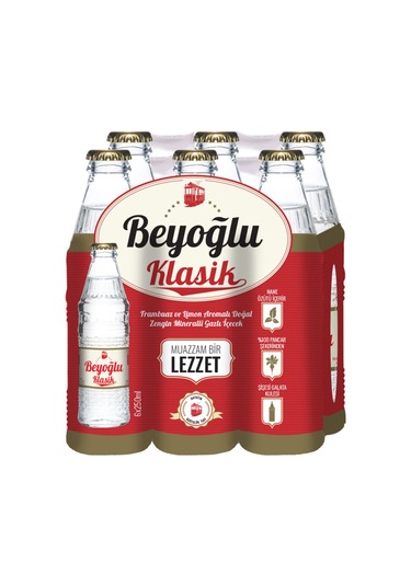 Beyoğlu Gazozu Klasik Gazoz 6 x 250 ML