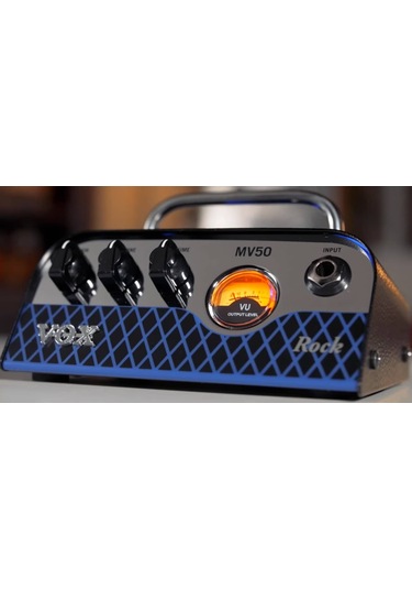 Vox Mv50 Rock 50-Watt Hybrid Tube Head Kafa Amfisi