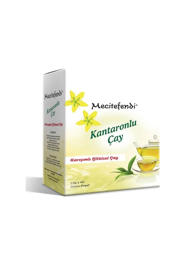 Mecitefendi Kantaronlu Karışımlı Bitkisel Süzen Poşet Çay 40 x 1.5 G