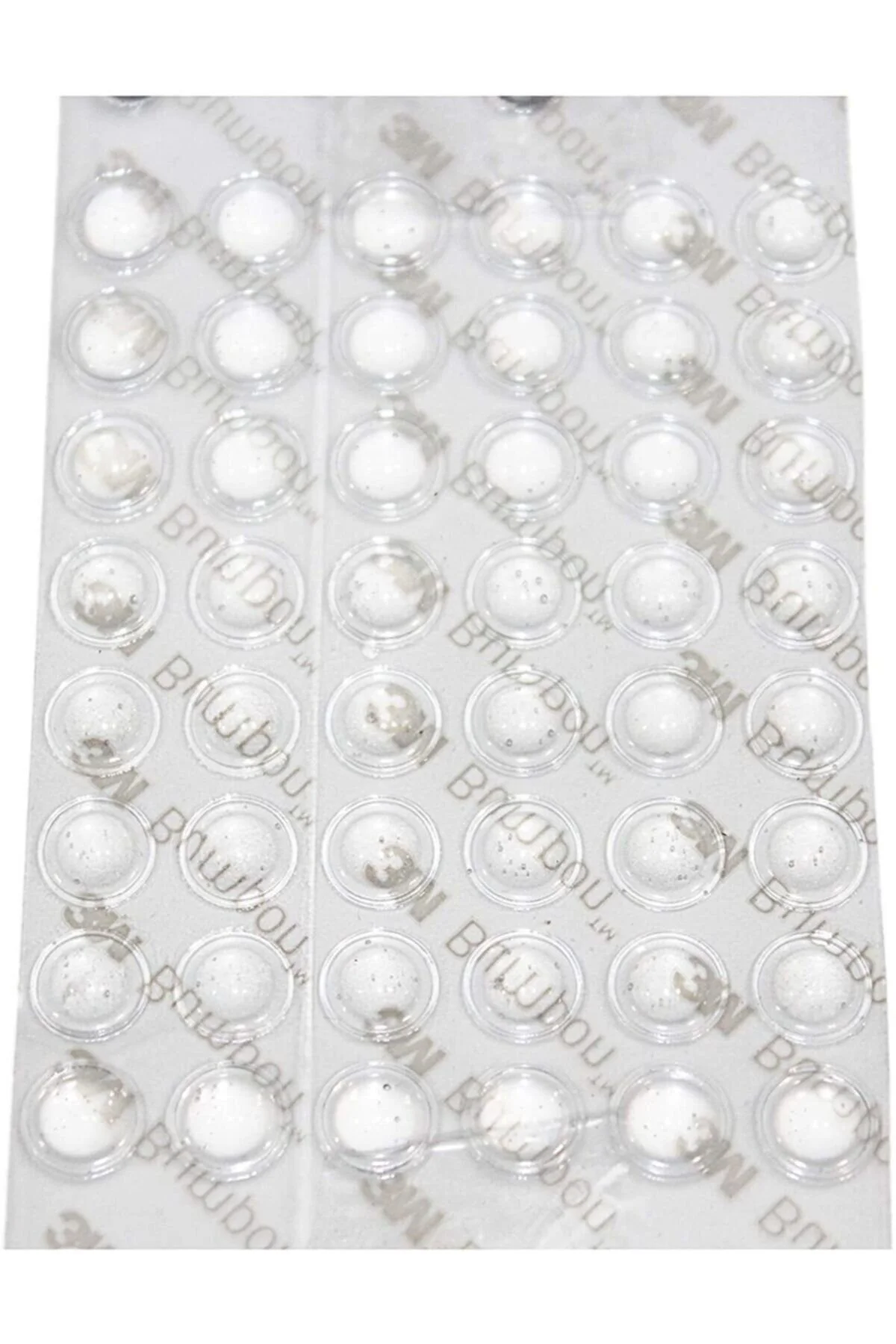 Scotch Bumpon Elastik Tampon Mobilya Çekmece Dolap Pc Laptop Tamponu Zemin Sıkı Sabitleme Sj5302 Beyaz - Şeffaf