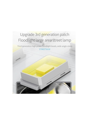 Cbtx W7208-3 Dış Mekan Su Geçirmez Ev Bahçe Lambası Güneş Enerjili Led Parlak Bahçe Lambası 3 Sıra Diğer