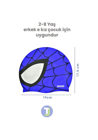 Technojet Çocuk Havuz Deniz Bonesi Silikon Esnek Hafif Yüzücü Su Geçirme 001