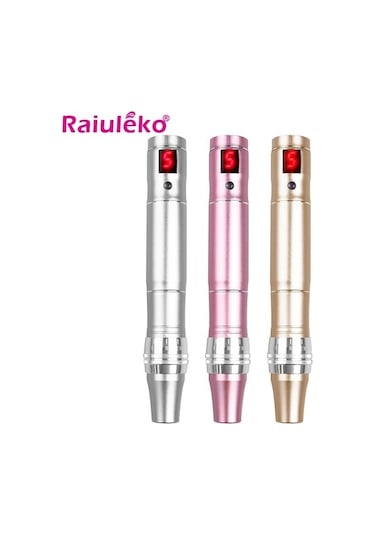 3d 10 Adet Dr.imp Kalem Ultima Dermapen Profesyonel Kablosuz Mikro Iğneleme Cilt Bakım Seti Mikroiğne Evde Kullanım Güzellik Makinesi Mts Pms Araçları A0v07o Çok Renkli