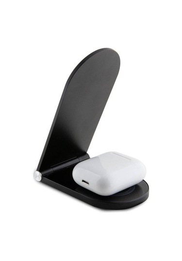 Ferrari Lisanslı Katlanabilir Baskılı Shield Logolu Magnetik Kablosuz Şarj Standı