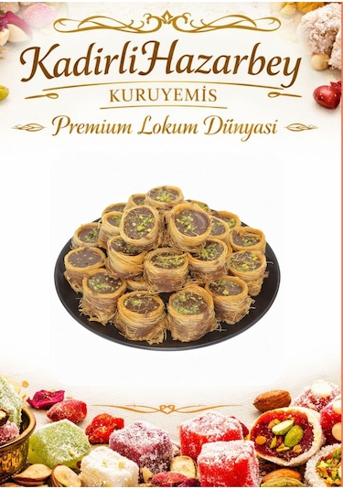 Kadirlihazarbey Çikolatalı Kadayıflı Bülbül Yuvası 150 Gr