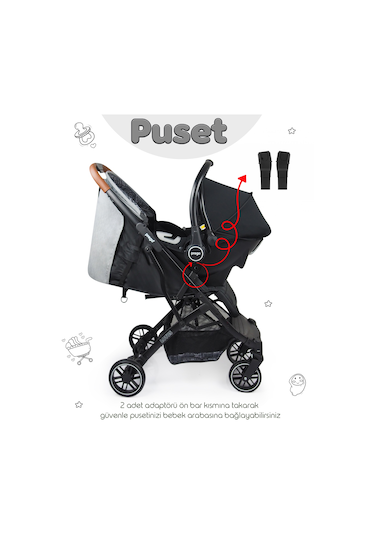 Prego 2033 Lotus Kabin Tipi Travel Bebek Arabası