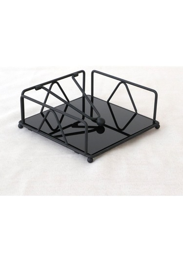 Homyl Cafe Masa Mutfak Için Peçete Depolama Organizatör Siyah Siyah