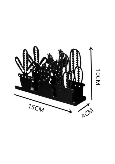 Homyl Masa Üstü Kağıt Peçete Tutucu Standı Organizatör Siyah
