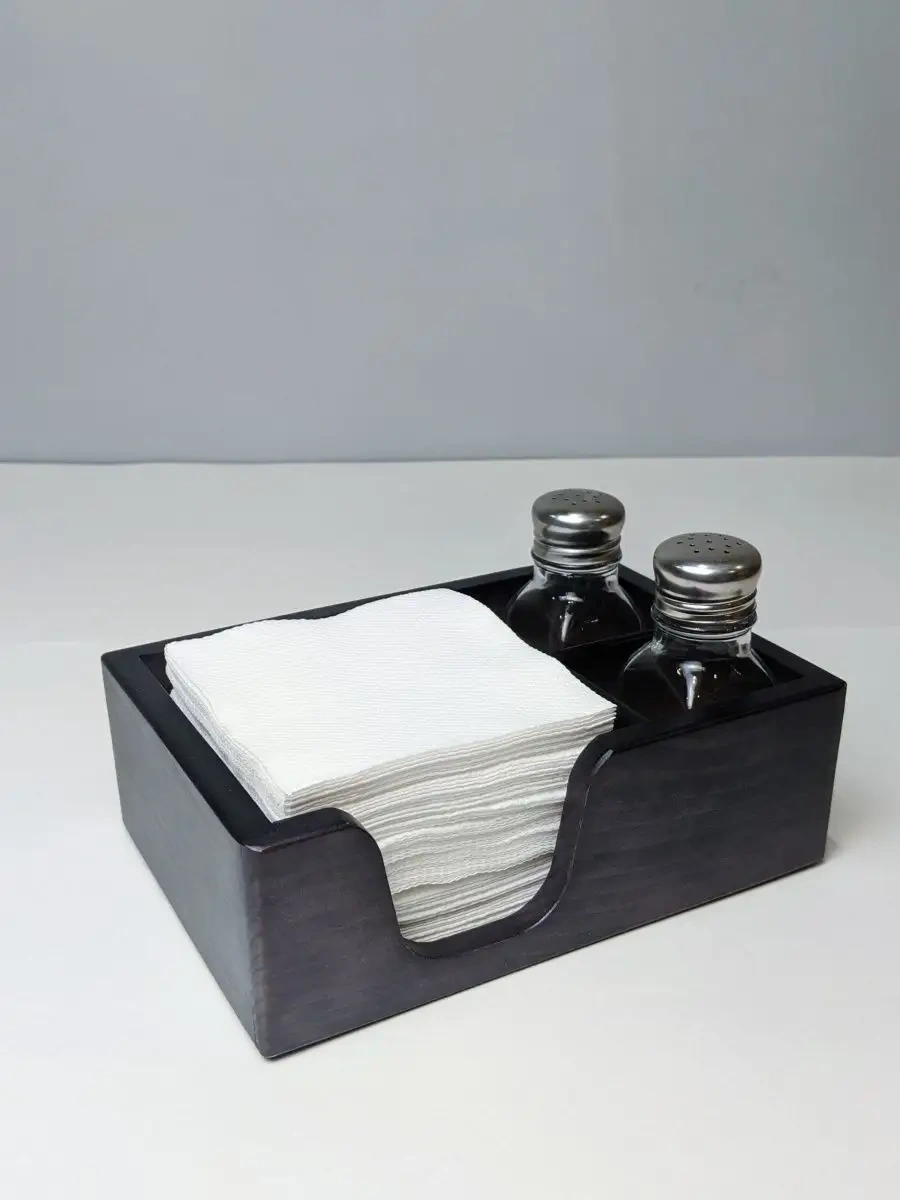 Masterskaa S Wood Ahşap Siyah Peçetelik 156264800 Siyah