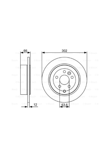 Land Rover Freelander 2 2.2td4 2006-2014 Bosch Arka Disk 2 Adet