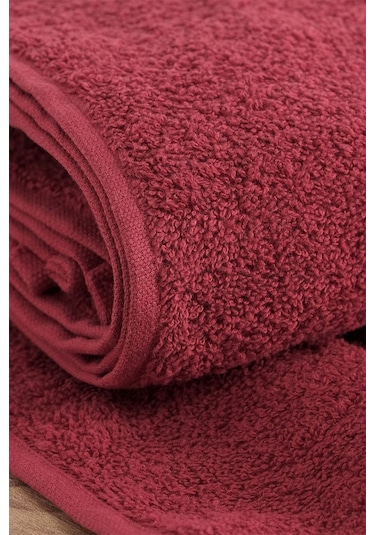 %100 Pamuk Bordo-parlement-gri-siyah Koyu Renkli 200 Gr 4'lü Kuaför, El, Yüz Ve Baş Havlusu Renkli