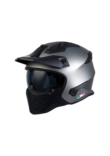 Sway Sw726x Tokyo Modüler Çene Açılır Kask Mat Titanium