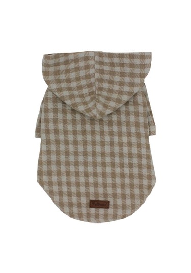 Pawstar Bej Ekose Oduncu Kedi Köpek Gömleği