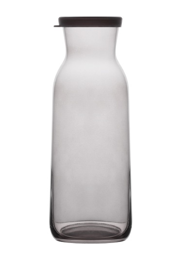 LAV Fonte Cam Karaf Tekli 1,2 L Gri Silikon Kapaklı (Sürahi )