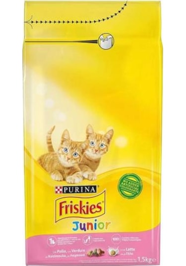 Friskies Junior Tavuklu Sütlü Yavru Kedi Maması 1500 G