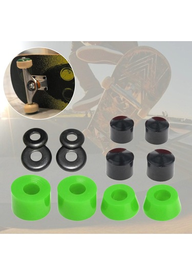 Homyl Kaykay Burcu Yedek Bardak Yıkayıcılar Longboard Yeşil Yeşil Çok Renkli