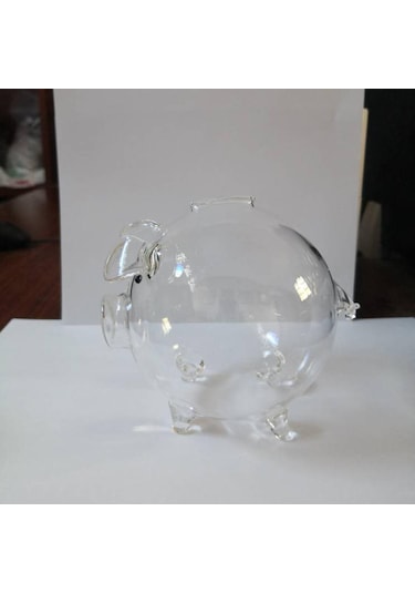 Dolıty Cam Kumbara Yılbaşı Doğum Günü Tasarruf Nakit Için 13,5cmx10,5cm