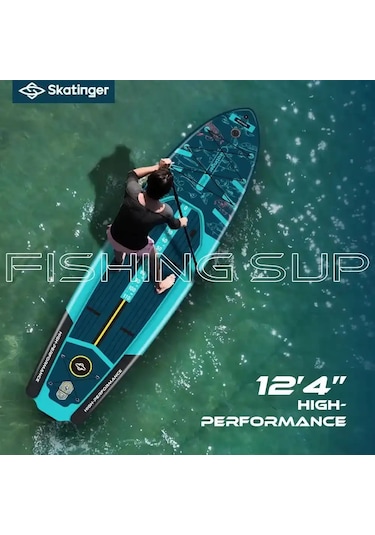 Fishing Sup Paddle Board 378x96x 12+8 Cm Balıkçı Isup Fullset