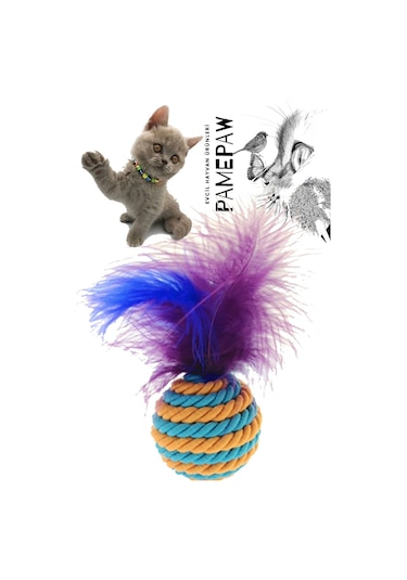 Kedi Tüylü Top 1 Adet