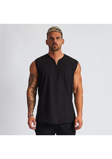 Siyah Spor Giyim Kas Spor Yelek Erkekler Yaz V Yaka Tanktop Erkekler Vücut Geliştirme Spor Giyim Egzersiz Kolsuz Tişört Siyah Spor Giyim Kas Spor Yelek Erkekler Yaz V Yaka Tanktop Erkekler Vücut Geliştirme Spor Giyim Egzersiz Kolsuz Tişört
