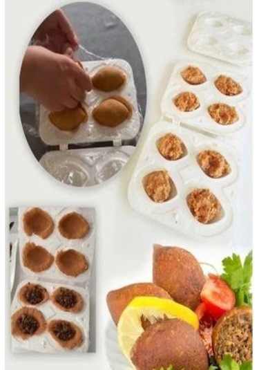 Pratik 4lü İçli Köfte Yapma Aparatı İçli Köfte Kalıbı Kaliteli Köfte Diğer