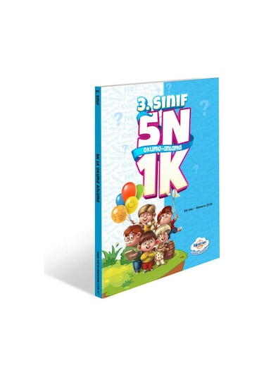 Öğretmen Evde Yayınları 3. Sınıf 5N1K Okuma Anlama Kitabı