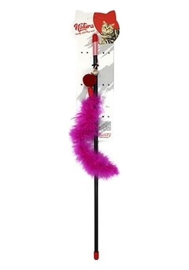 Natura Peluş 45 CM Uzun Tüylü Kedi Oltası