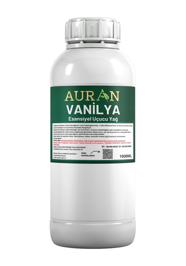 Auran Vanilya Esansiyel Uçucu Yağı Oda Kokusu 1 L