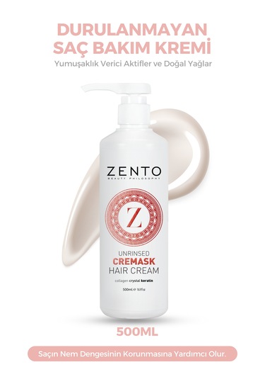 Zento Cremask Durulanmayan Saç Bakım Kremi 500 Ml