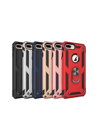 Iphone 7 Plus Yüzüklü Standli Vega Kilif Ekran Koruyucu 510331022