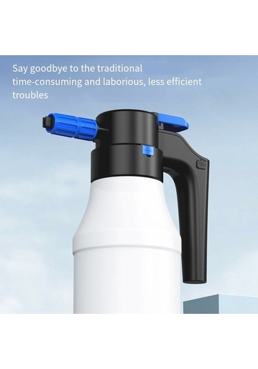 Dancemonkey 1.5l Elektrikli Sulama Kabı Pp + Pe Araba Yıkama Köpüğü Güçlendirici Pot Yüksek Basınçlı Yıkama Aracı