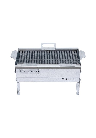 Katlanabilir Ayaklı Portatif Mangal - Paslanmaz - Argeus - Orta - Taşıma Çantalı Diğer