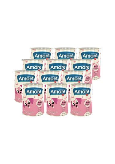 Amore Puppy Kuzu Etli Yavru Köpek Konservesi 12 x 400 G