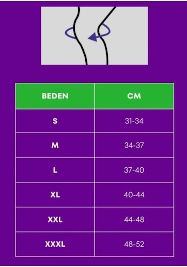 Kb 1214 Örme Patella Destekli Dizlik Xl