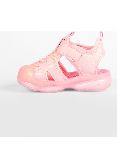 Vicco Monrovia Işıklı Kız İlk Adım Pembe Sandalet Pembe