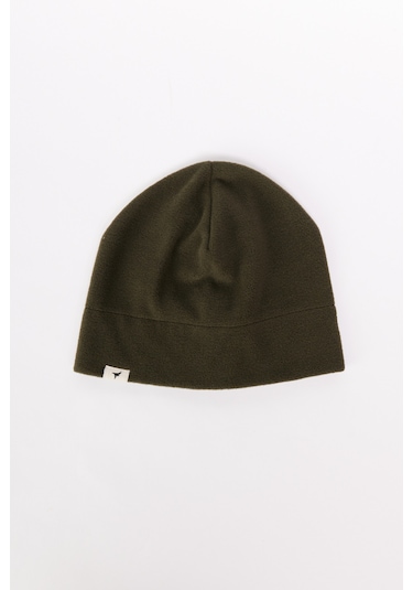 AC&Co / Altınyıldız Classics Erkek Haki Anti-pilling Sıcak Tutan Su Itici Polar Bere Boyunluk Eldiven Set