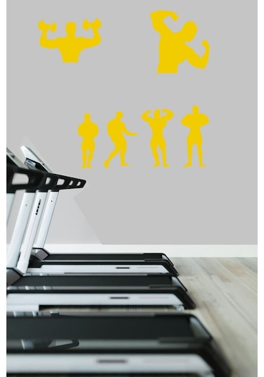 Spor Salonu Dekoratif Duvar Sticker. (30 Cm 1 Adet)