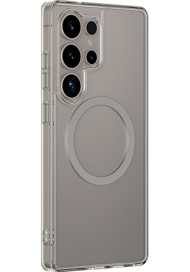 Galaxy Uyumlu S25 Ultra Kılıf Magsafe Uyumlu Amazingthing Minimal Serisi Kapak Titanyum - Gri