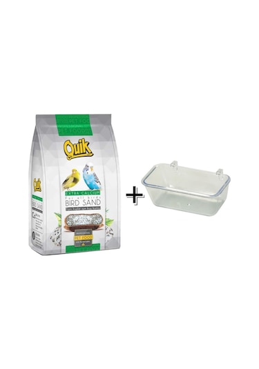 Quik Kuş Kumu 250gr+Kumluk