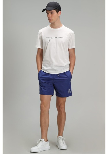 Lufian Aldor Erkek Deniz Şortu Saks 111220079100240 Saks Mavisi