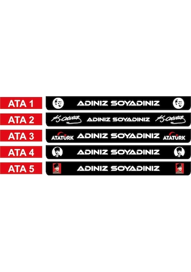 Kişiye Özel Isimli Motor Motosiklet Plakalık 1 Adet