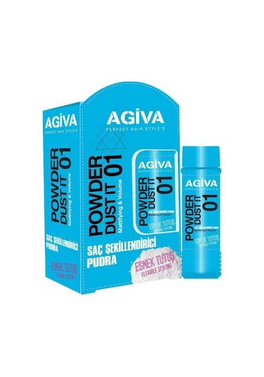 Agiva 01 Esnek Tutuş Saç Şekillendirici Pudra Wax 20 G