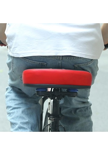 Suntek Konfor Bisiklet Koltuk Minderi Dağ Bisikleti Kırmızı