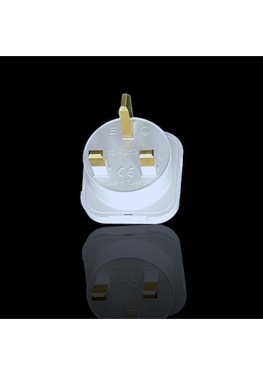 Tek-iş Ingiliz Erkek Fişli Seyahat Adaptörü Ingiliz Amerika Arabistan Umre Fiş Çevirici Priz Dönüştürücü