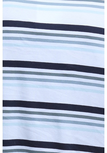Barbour Houstead Stripe Tailored Fit T-shirt Wh11 White Beyaz