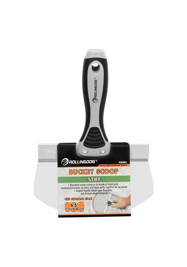 Rollingdog Yarım Daire Şekilli Karışım Spatulası 6,5 İnç 165 Mm 50483 443877858